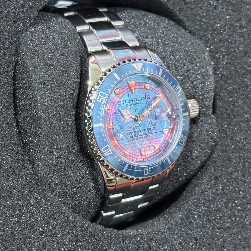 Stuhrling Original Women's Professional Dive Watch QUARTZ Movement - Picture 3 of 13